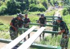 Kodim 1427/Pasangkayu Kebut Progres Jembatan Gantung Perintis Garuda, Danramil Tekankan Pengabdian Nyata untuk Warga